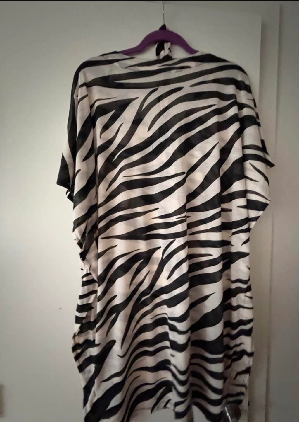 Zebra print tunic top - photo 2