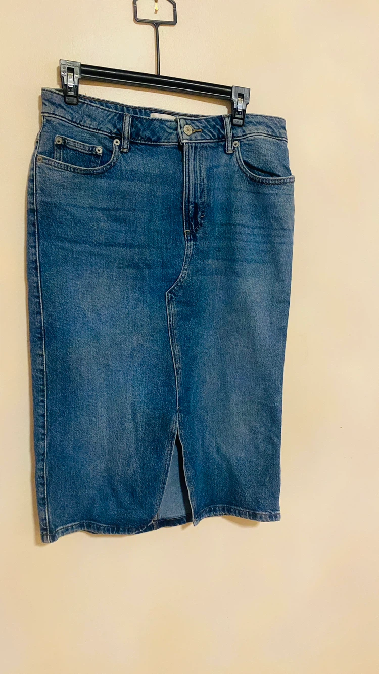 Lucky brand denim skirt size 8 - photo 2