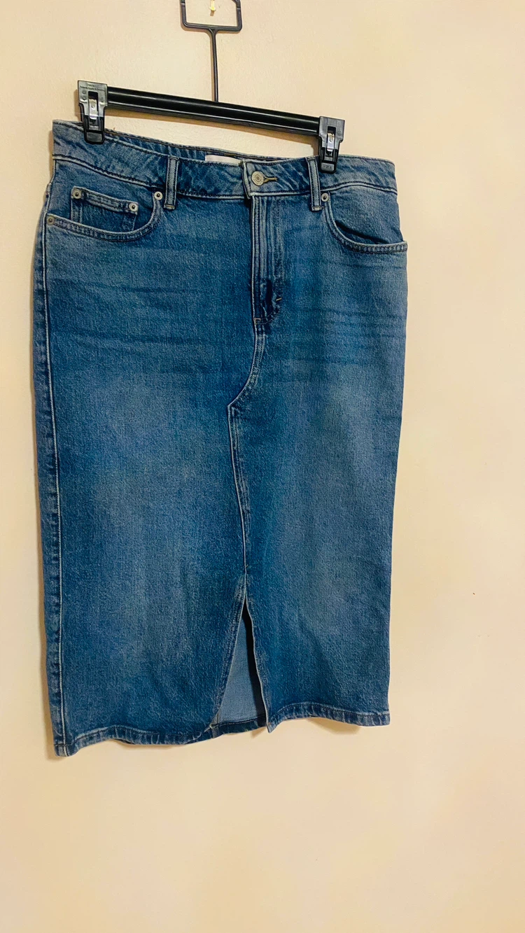 Lucky brand denim skirt size 8 - photo 3