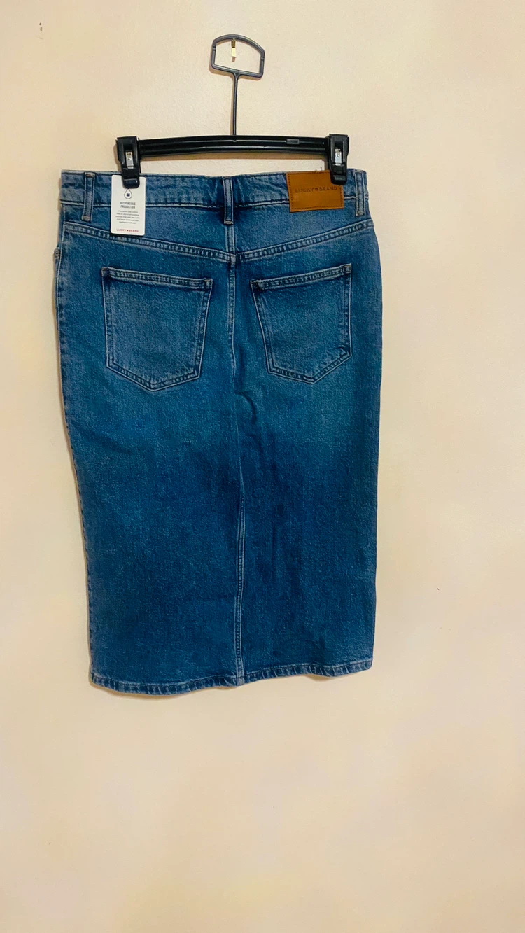 Lucky brand denim skirt size 8 - photo 4