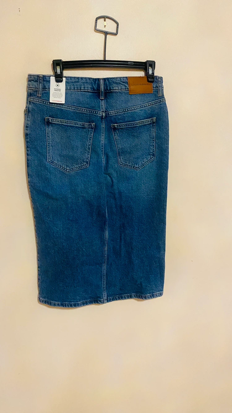 Lucky brand denim skirt size 8 - photo 5