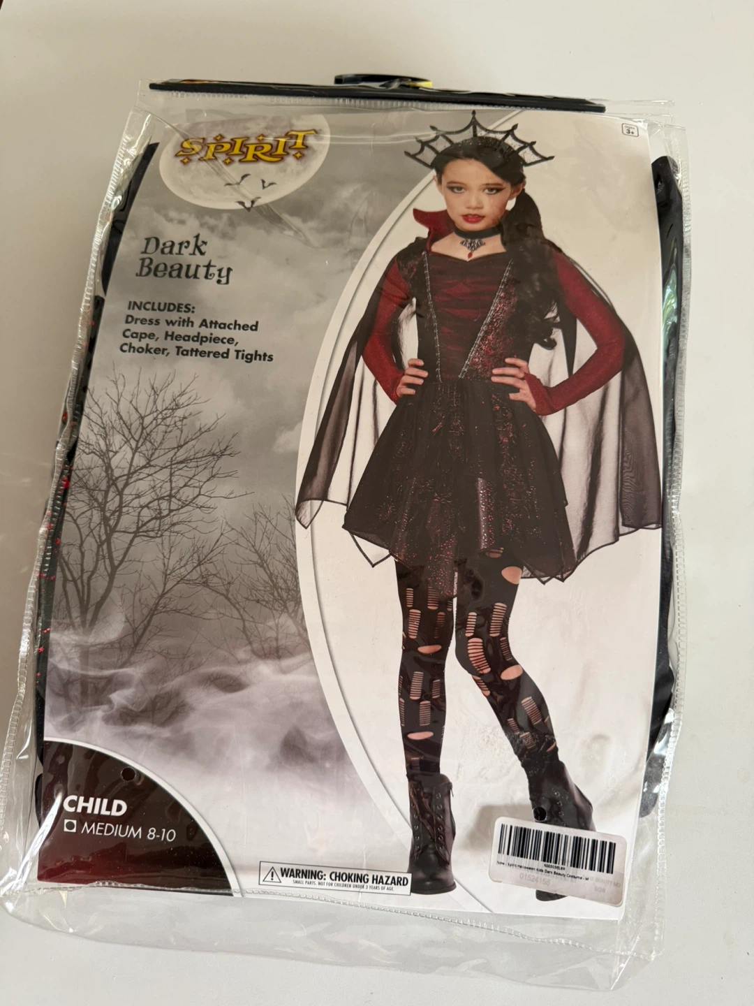 Spirit Halloween Dark Beauty Costume Child Medium