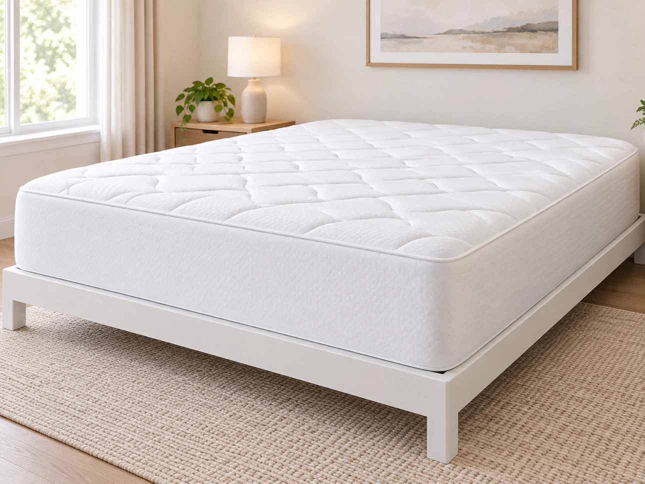 Queen Size 14” Mattress — Compressed and Rolled in Box