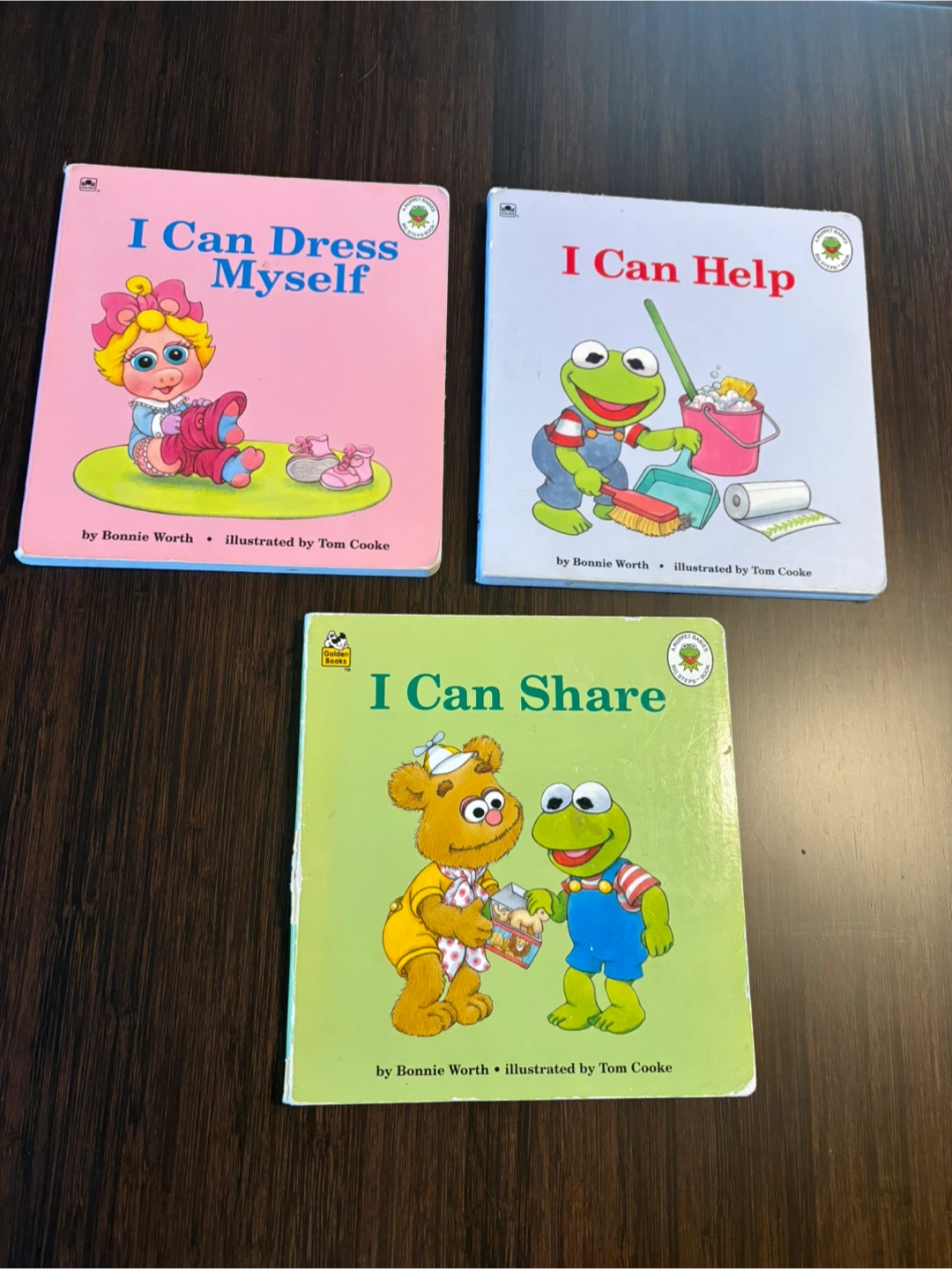 3 Muppet Babies Big Steps Board Books