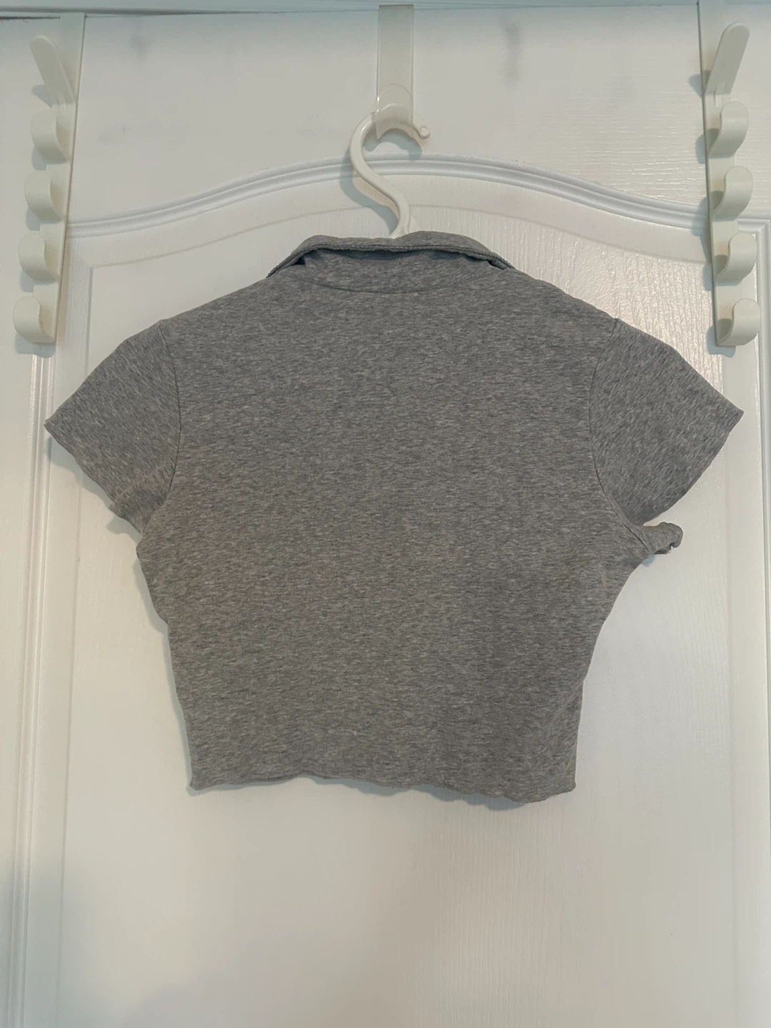 button-up crop top - photo 3