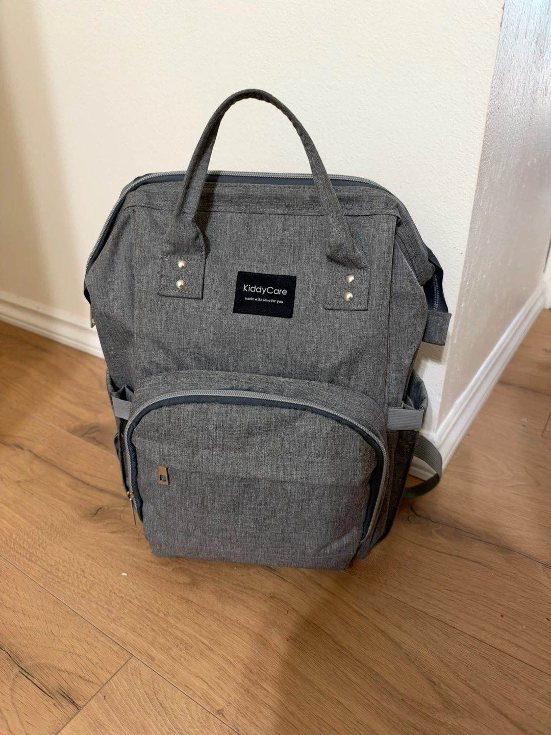 Move out sell - KiddyCare Grey Diaper Backpack
