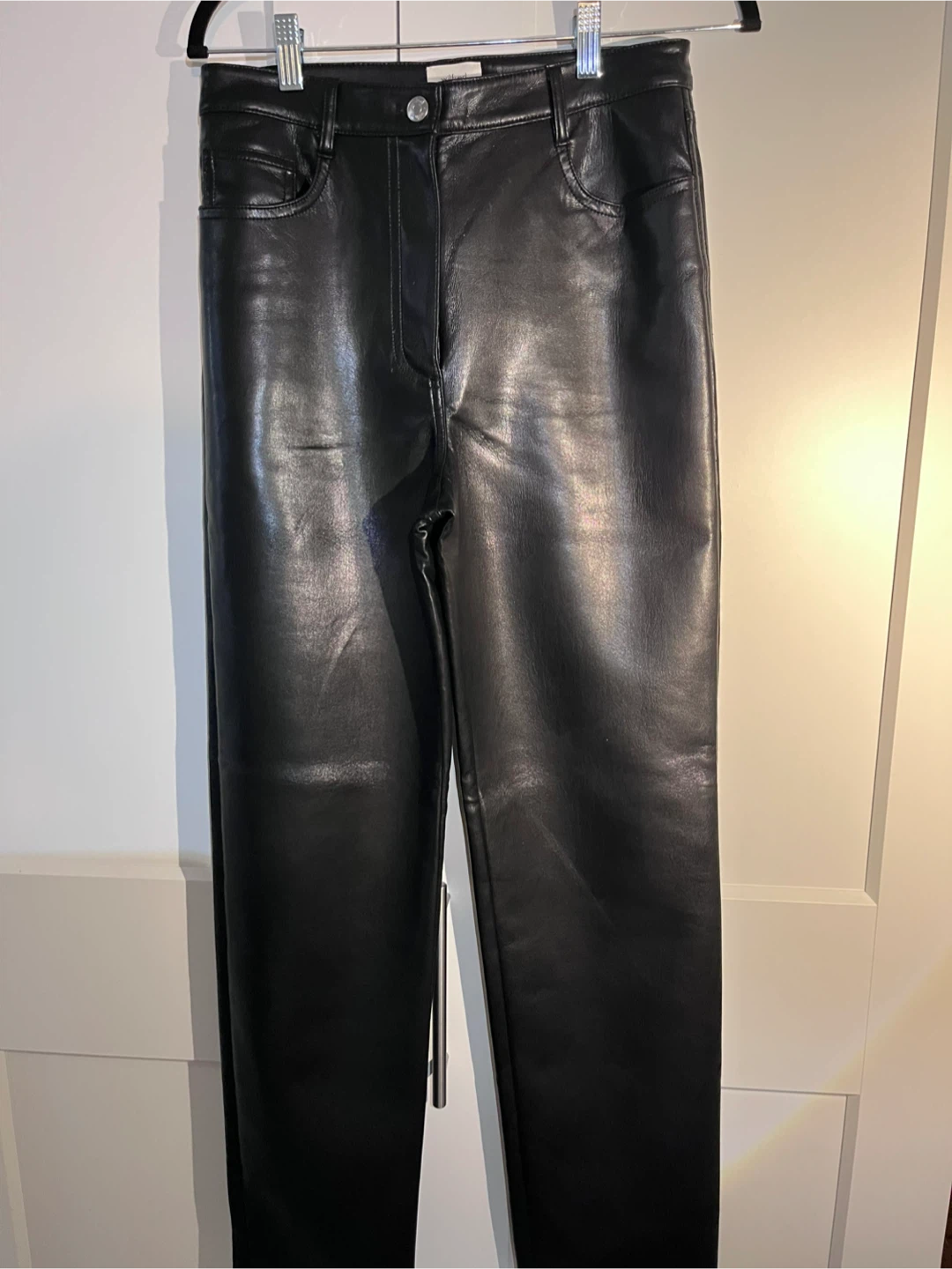 Wilfred Faux Leather Pants - Size 6