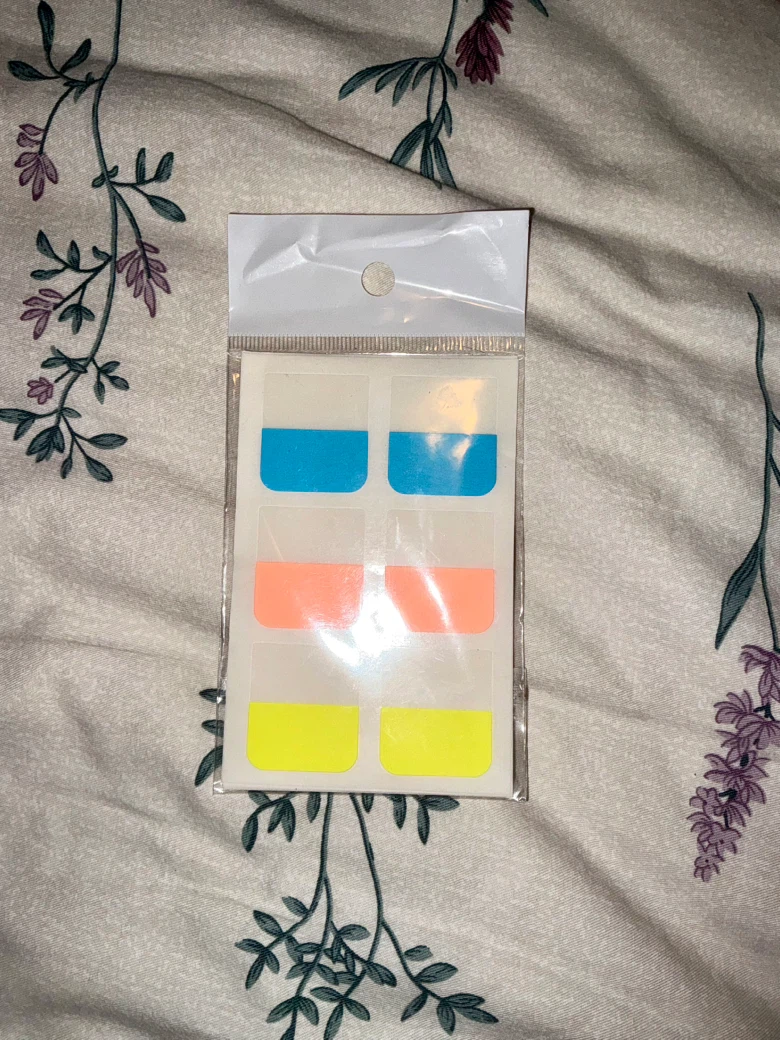 Neon Coloured Index Tabs