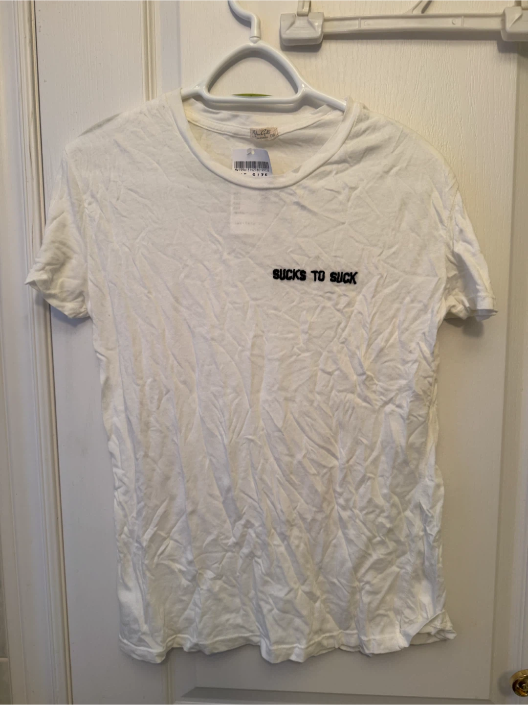 NEW John Galt White Graphic T-Shirt