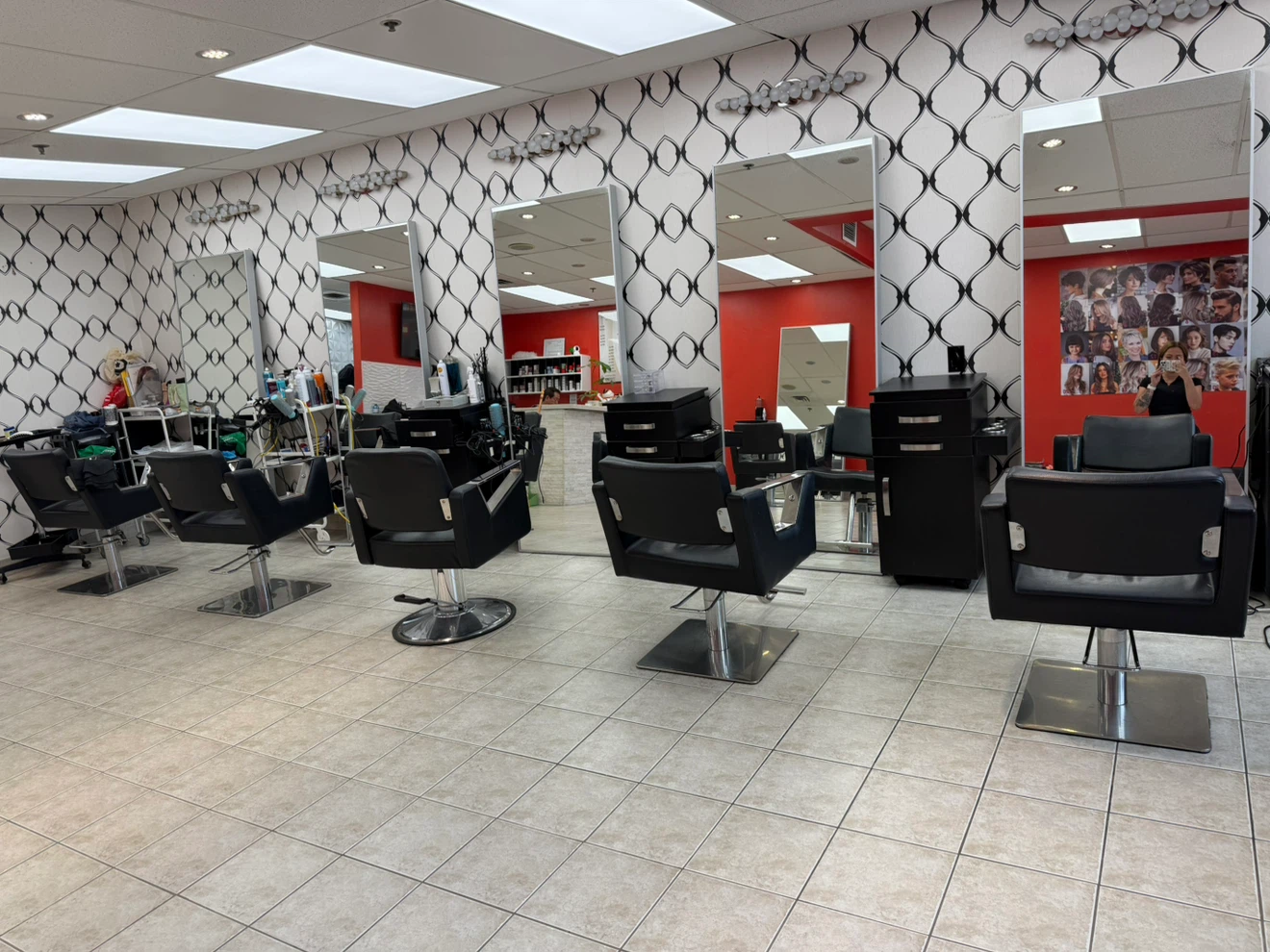 Black Salon Styling Station Trolley - photo 2