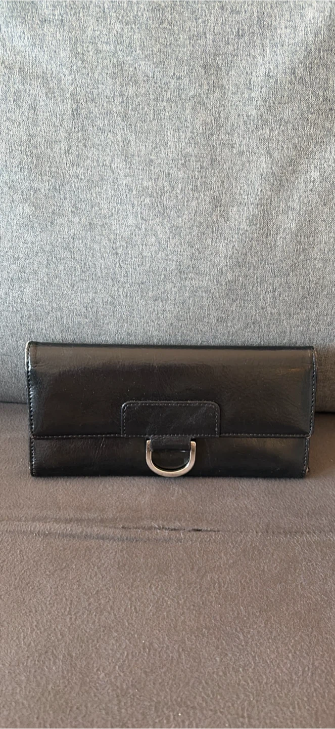 Danier Black Genuine Leather Wallet
