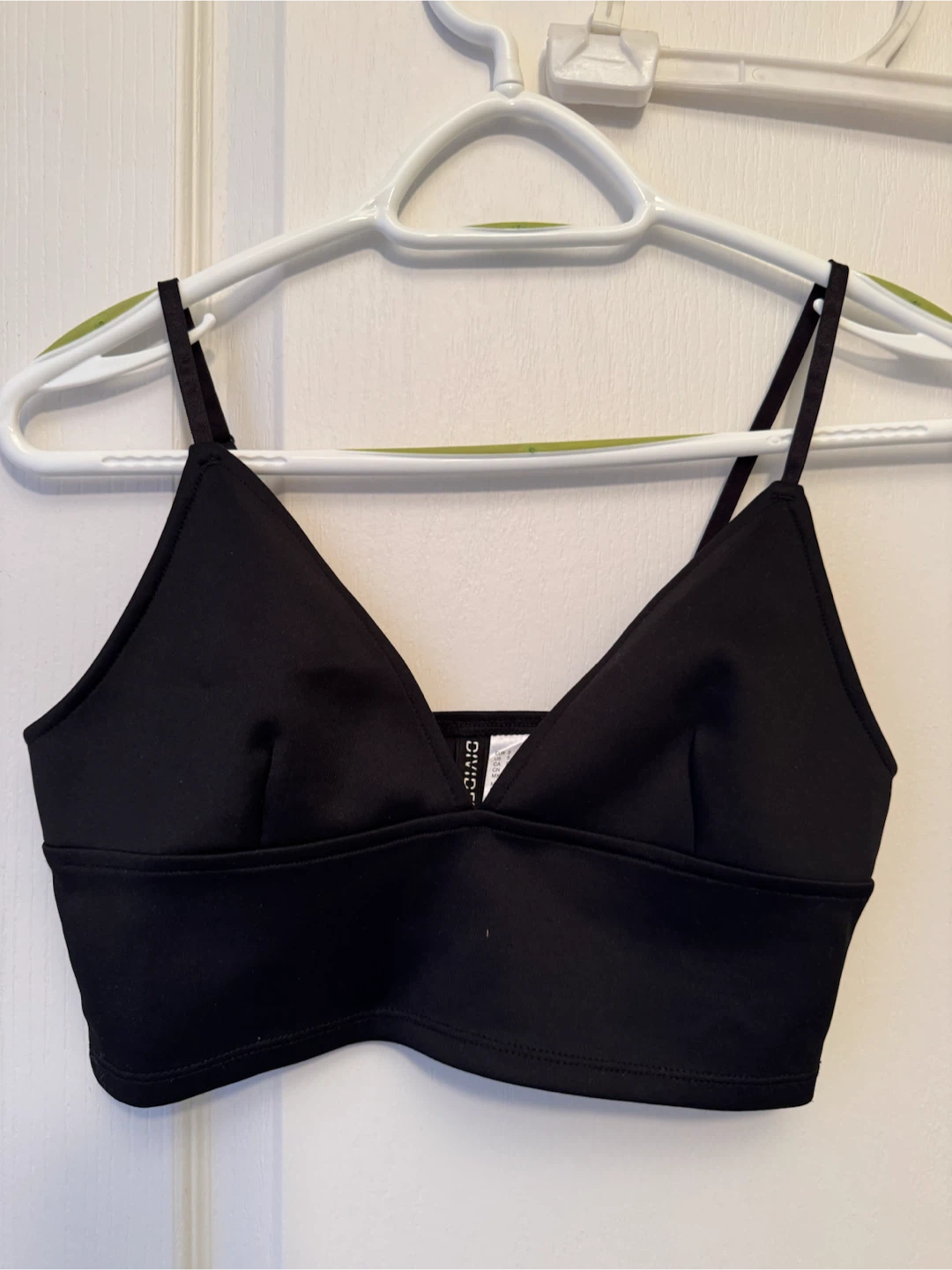H&M Divided Black Crop Top - S
