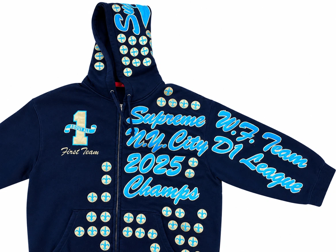 Supreme N.Y. City 2025 Champs Zip-Up Hoodie - photo 2