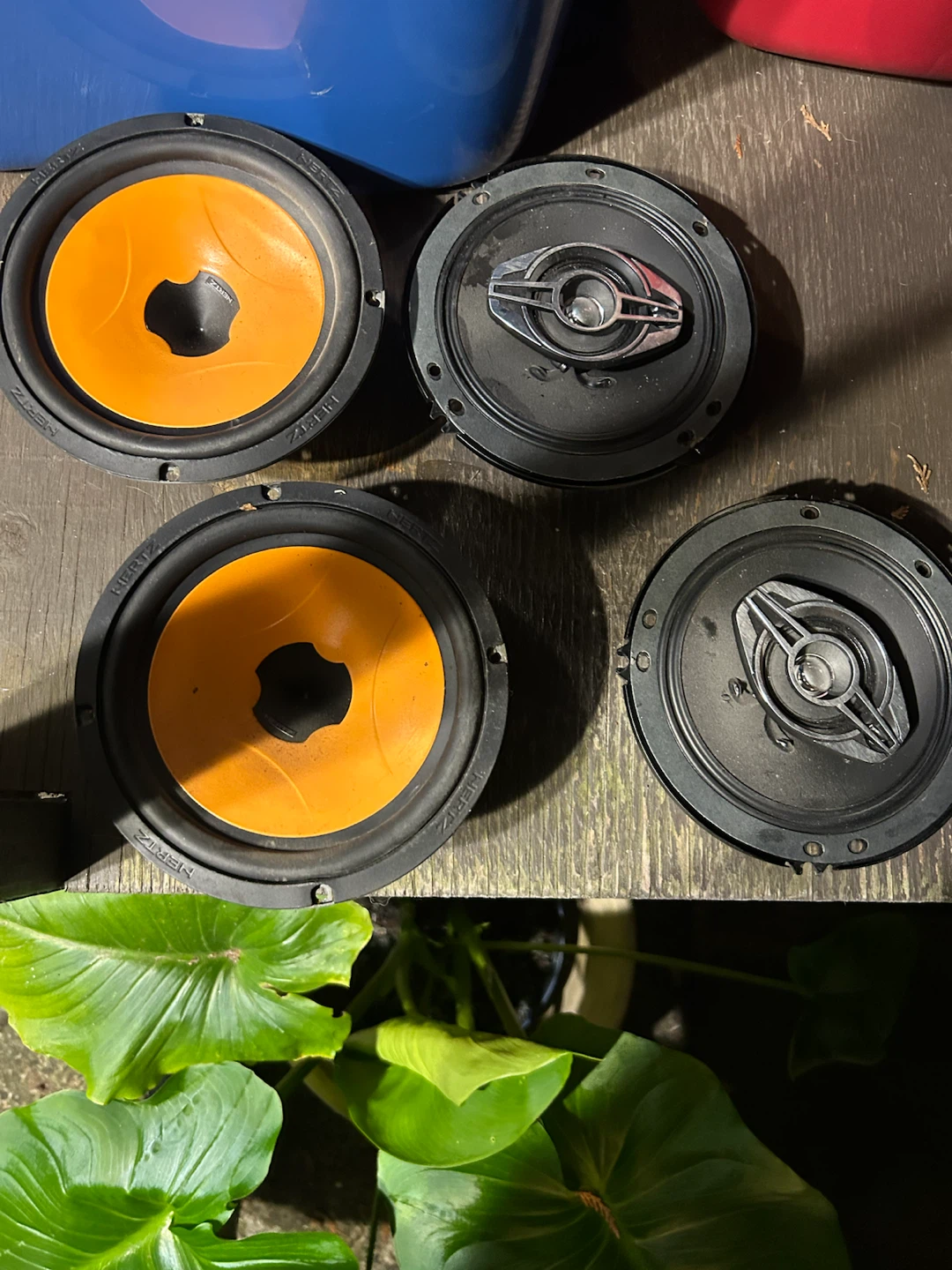 Hertz Energy EV165 6.5 inch Car Speakers and JVC Coaxials
