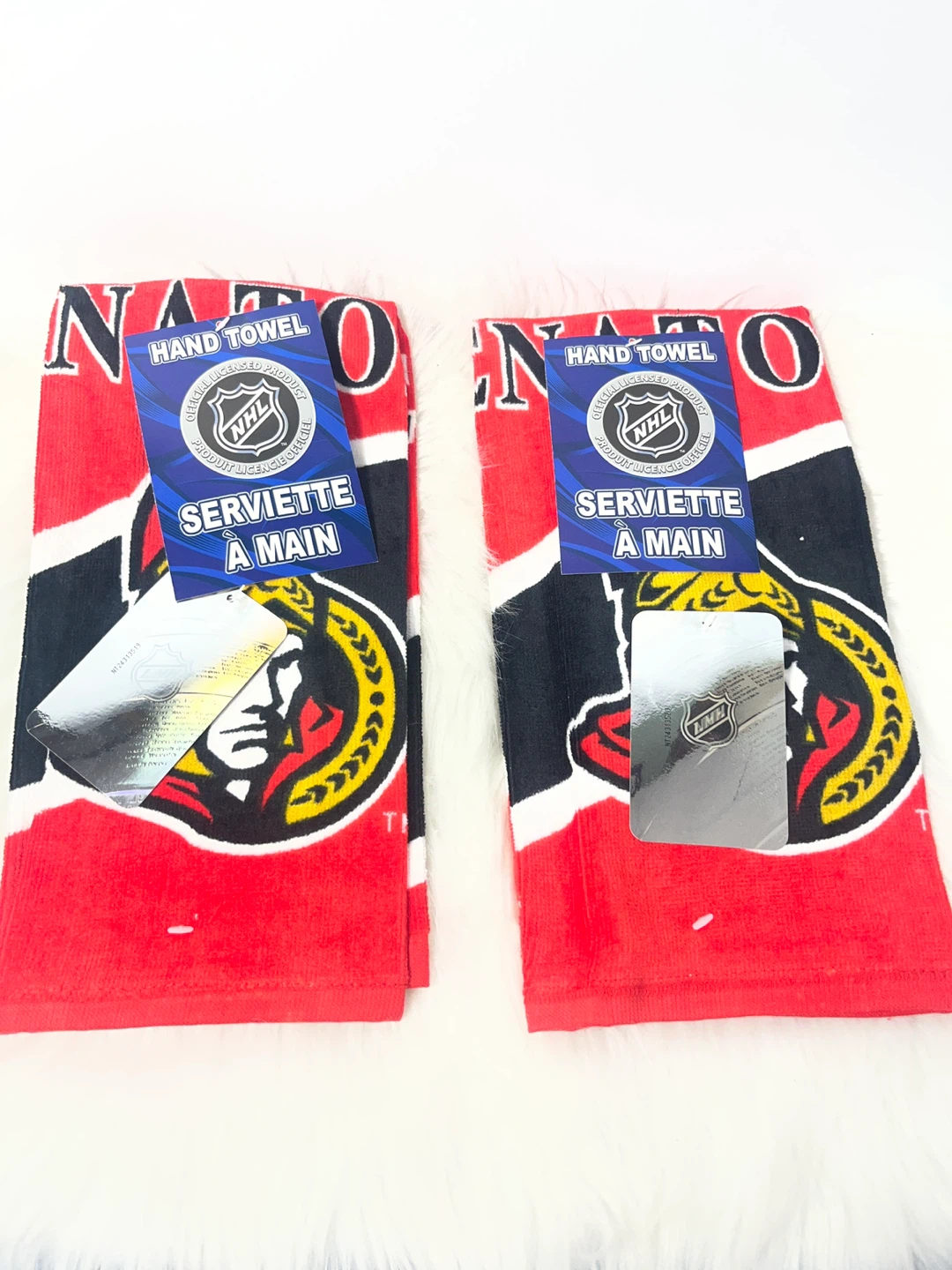 2 for $12 Ottawa Senators Hand Towel – Brand New with Tags!
