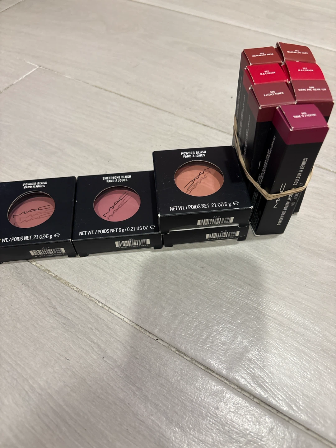 MAC Cosmetics Blush and Lipstick Lot