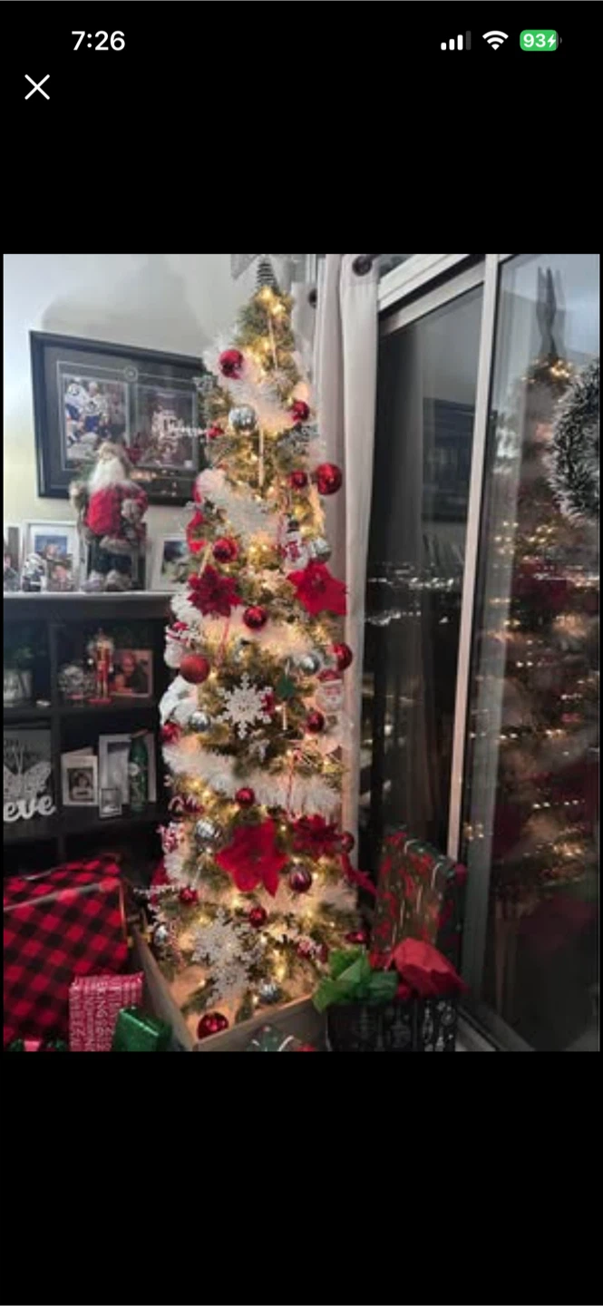 7’  Pre-lit Pencil Christmas Tree - photo 2