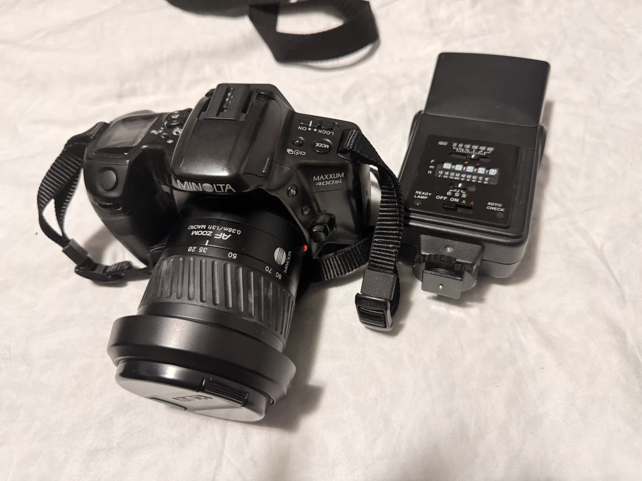 Minolta Maxxum 400si SLR Camera Set - photo 2