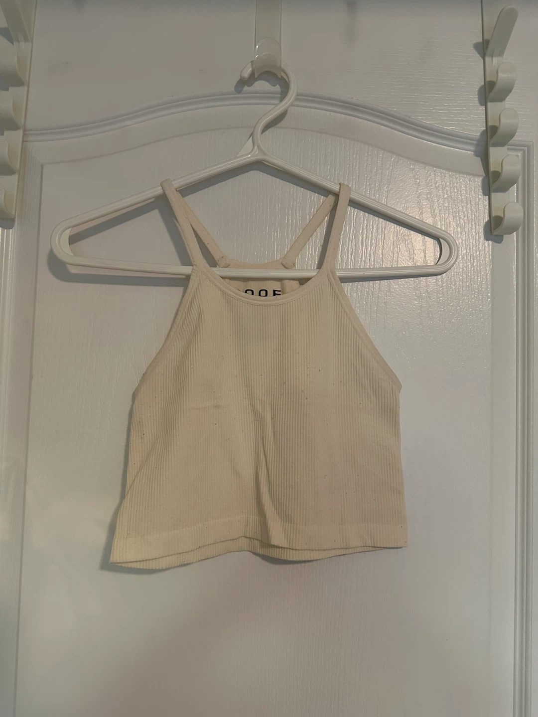 New York Ribbed Crop Tank Top