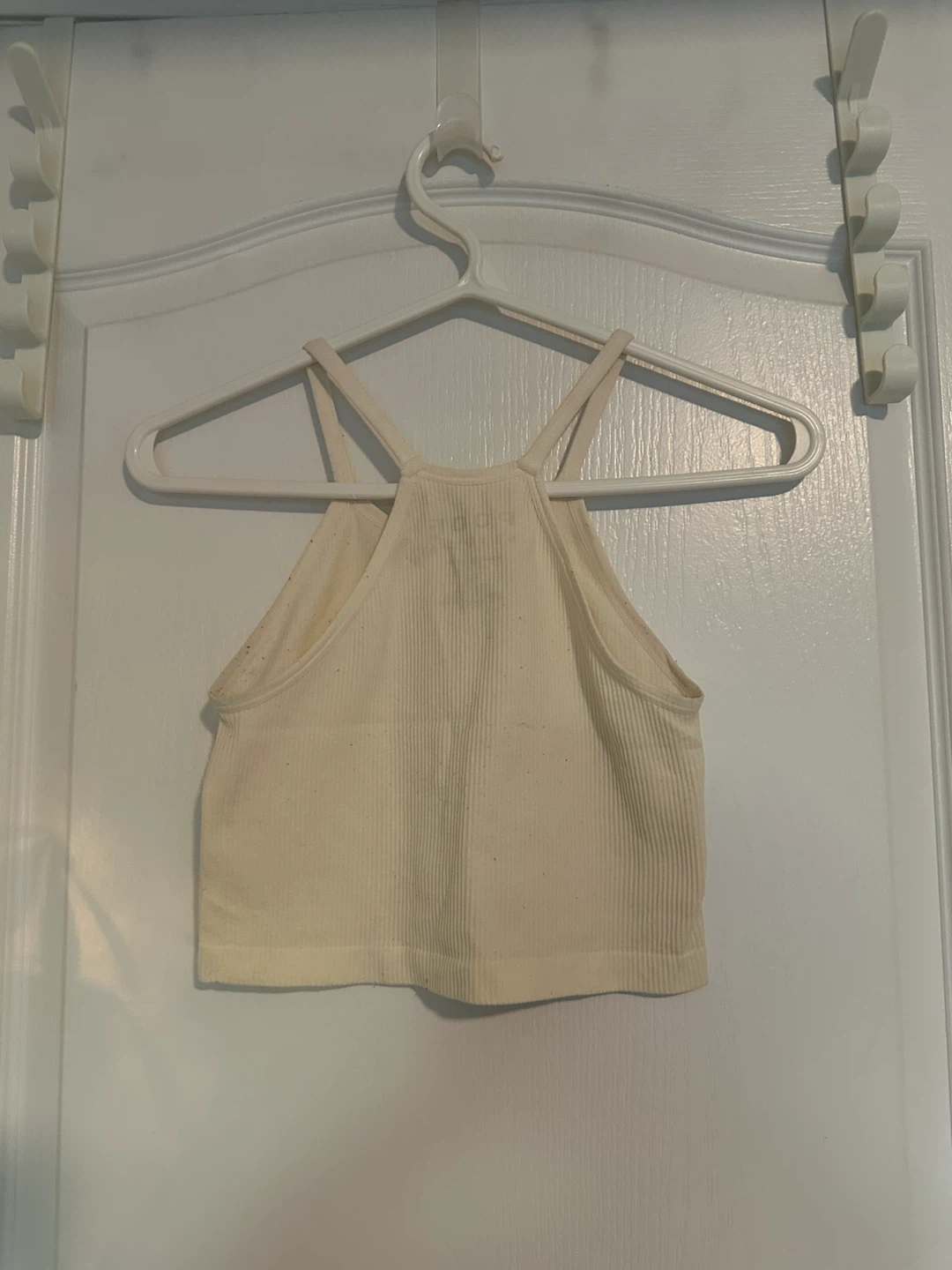 New York Ribbed Crop Tank Top - photo 2