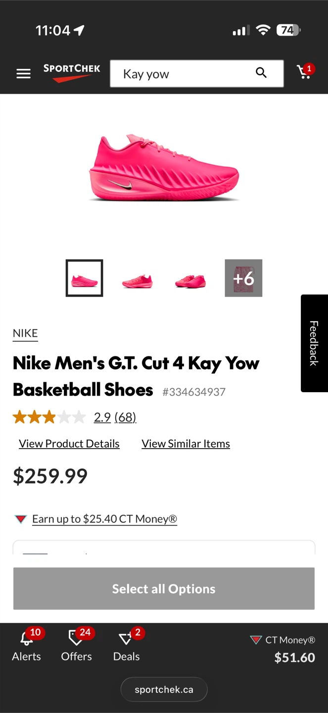 Nike G.T. Cut 4 Kay Yow Basketball Shoes Size 10 - photo 4