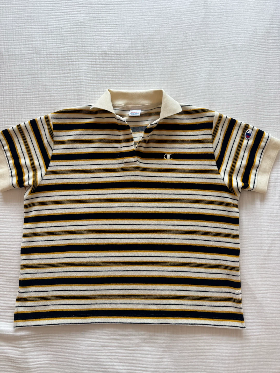 Beams Champion Striped Polo Shirt - photo 2
