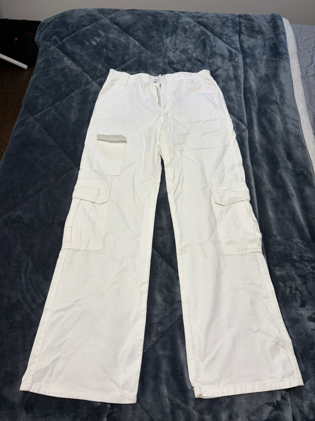 Zara White Cargo Pants - photo 3