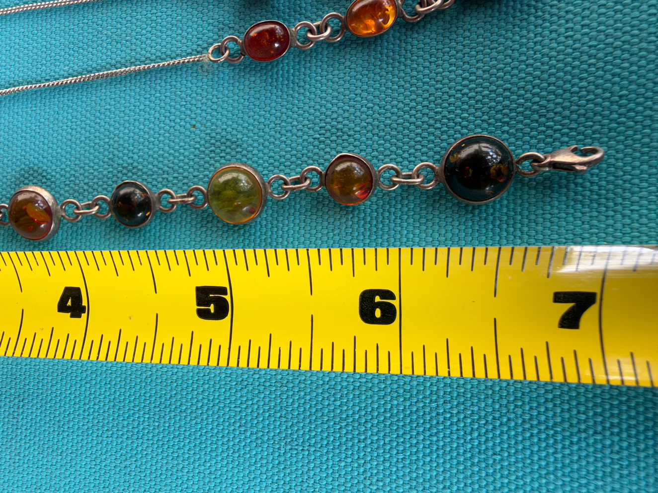 Amber Necklace and Bracelet Set - photo 4