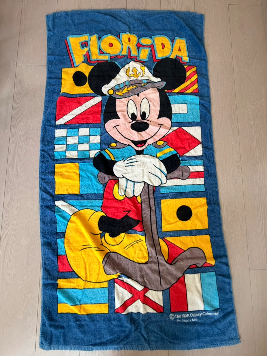 Vintage Mickey Mouse Florida Beach Towel
