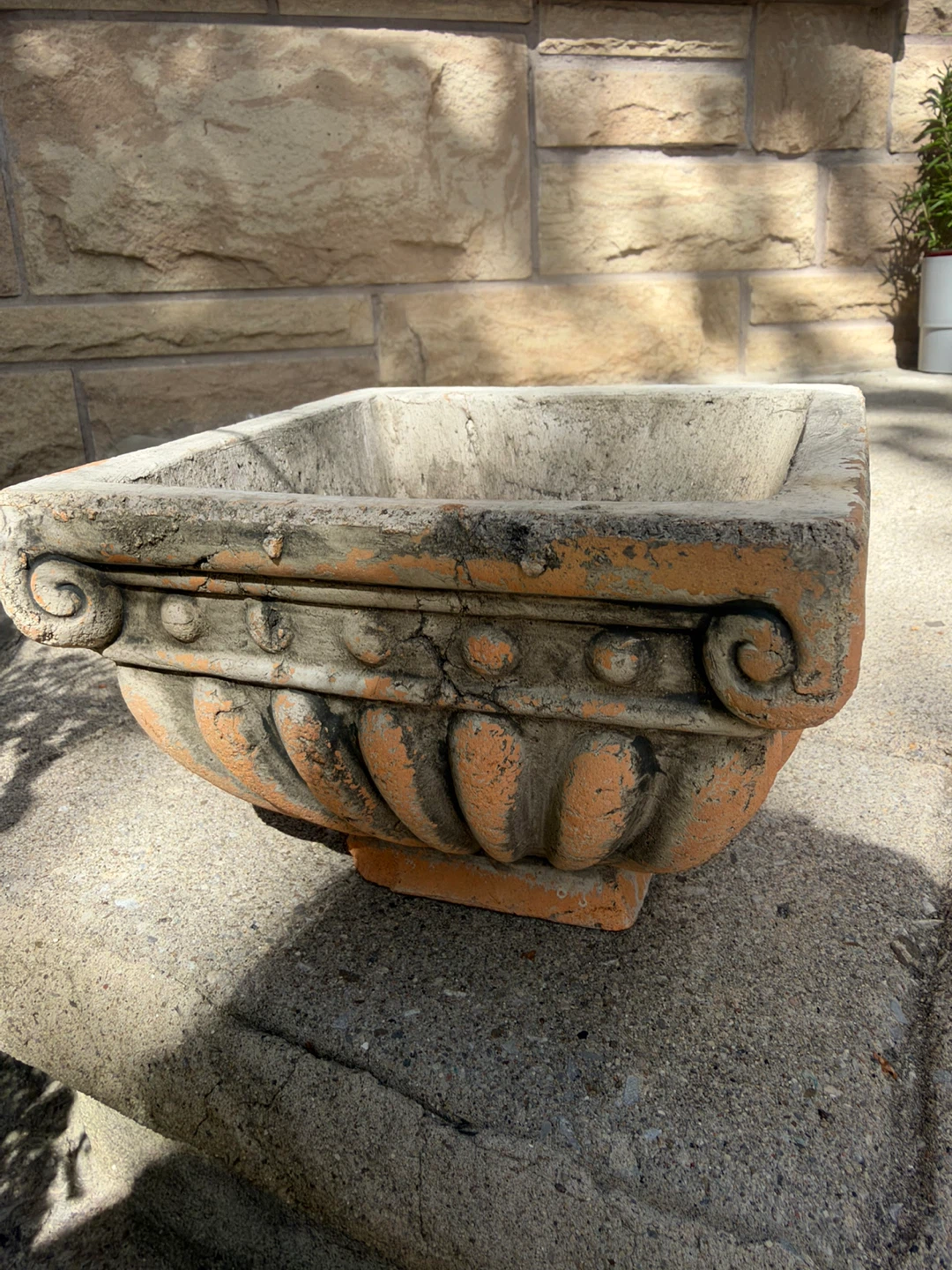 Rustic Concrete Planter - photo 2