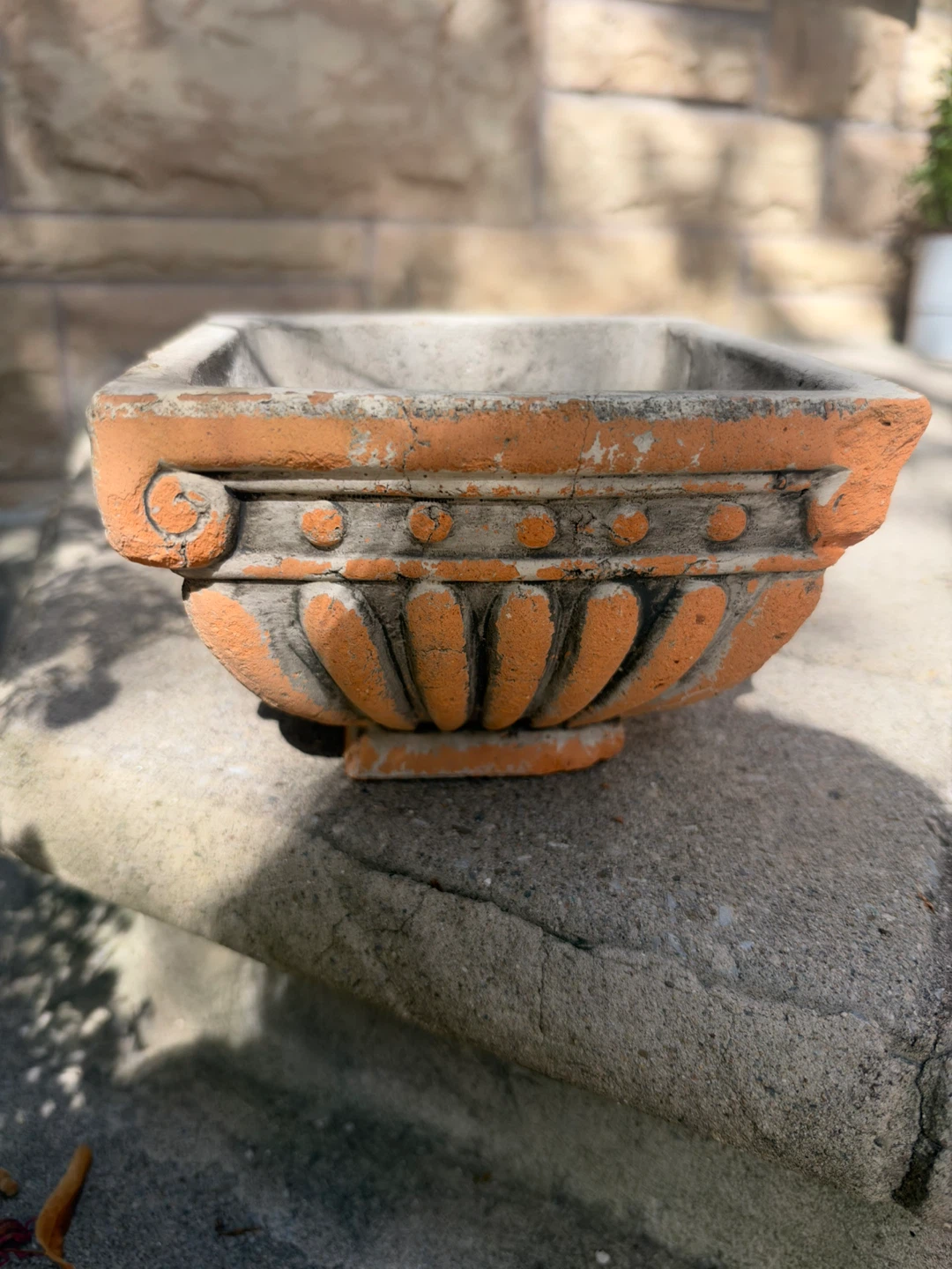 Rustic Concrete Planter - photo 3