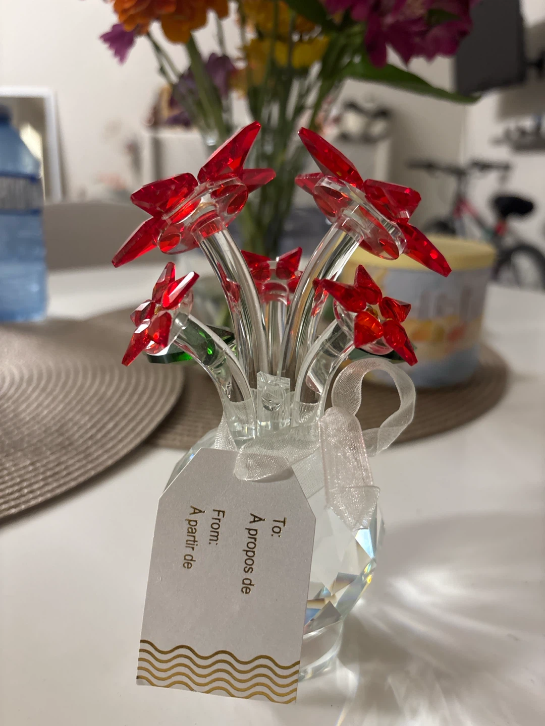 Swarovski Crystal Flower Figurine - photo 2