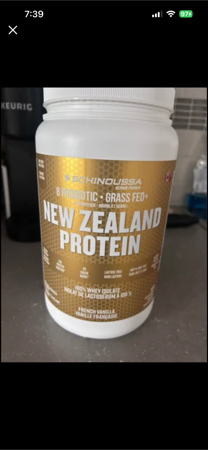 Schinoussa French Vanilla New Zealand Protein Whey Isolate