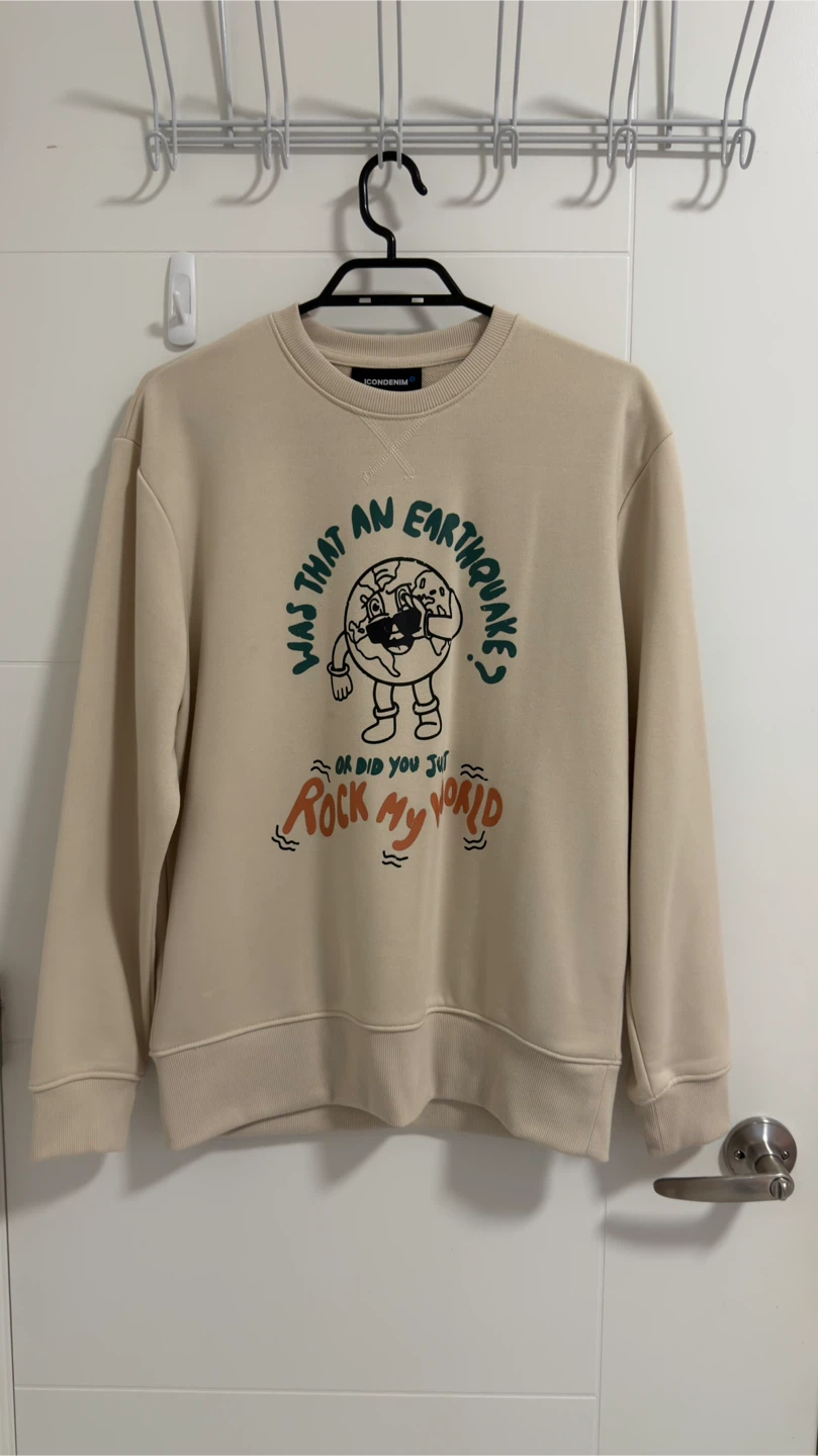 ICONDENIM Crewneck Sweatshirt Beige