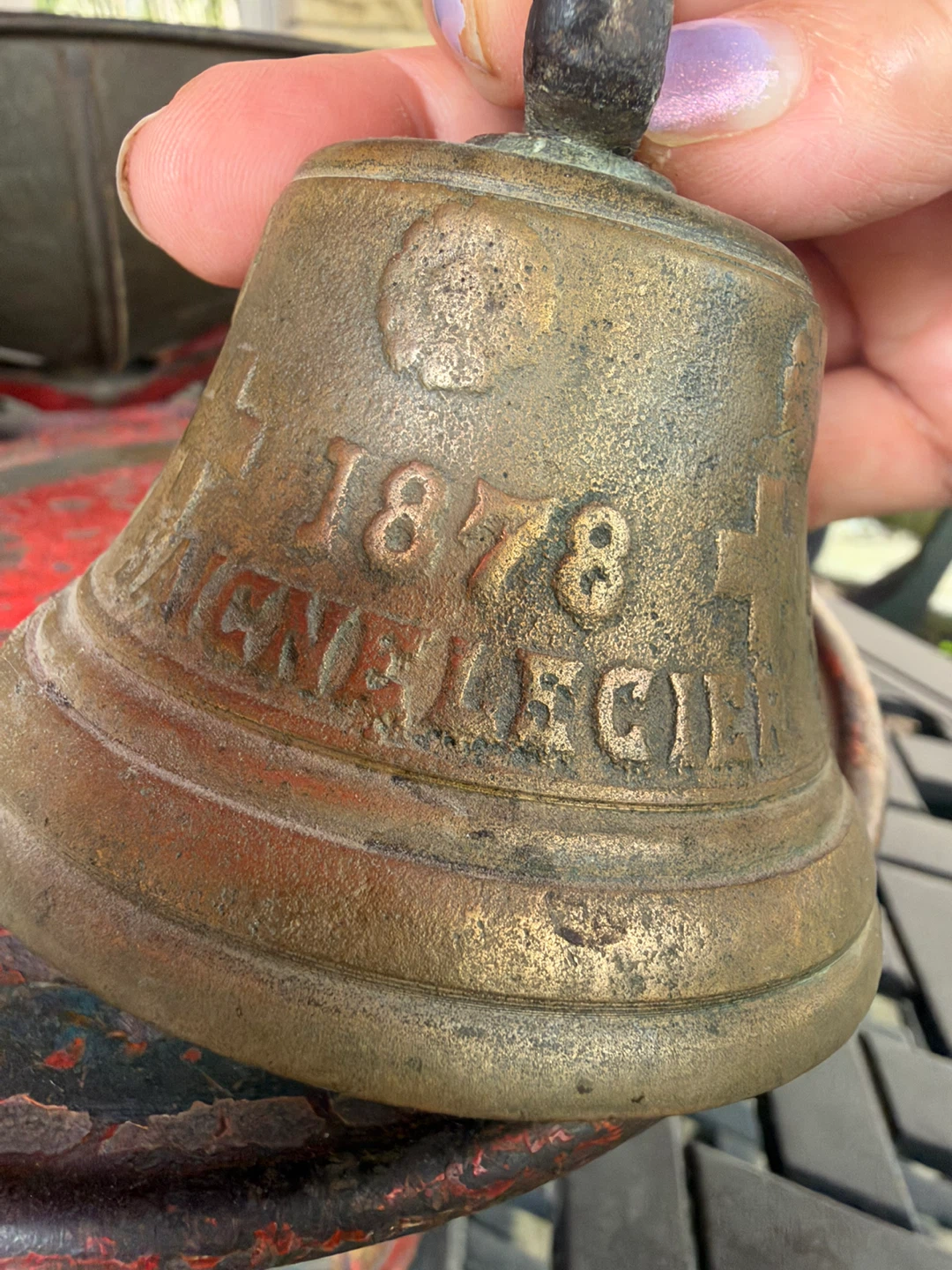 Vintage 1878 Saignelégier Cast Bell - photo 5
