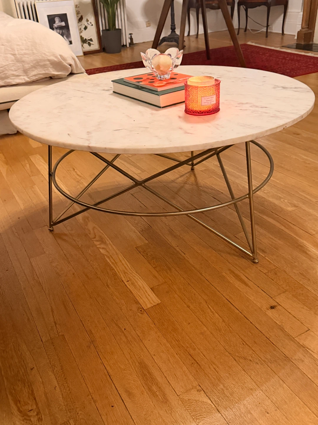 Beautiful Anthropologie Marble Coffee Table
