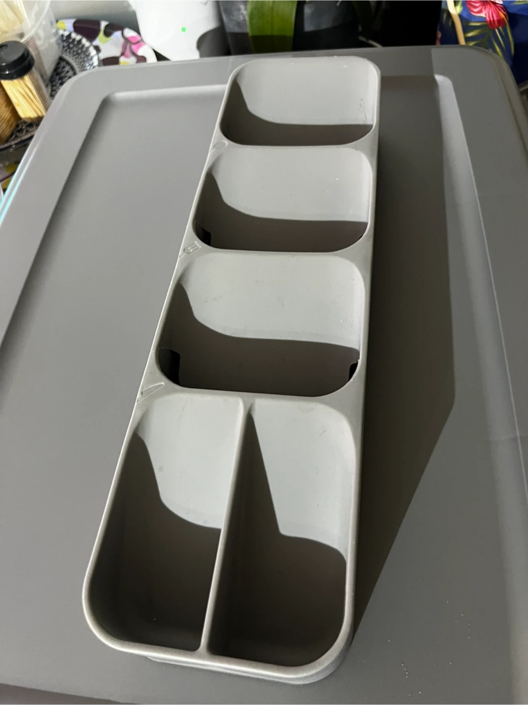 Grey cutlery drawer organizer - photo 2