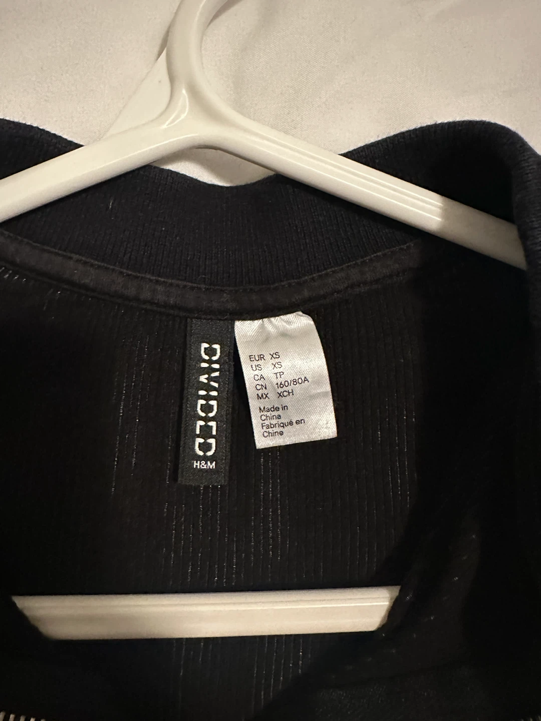 H&M  Ribbed Zip-Up Top - photo 4
