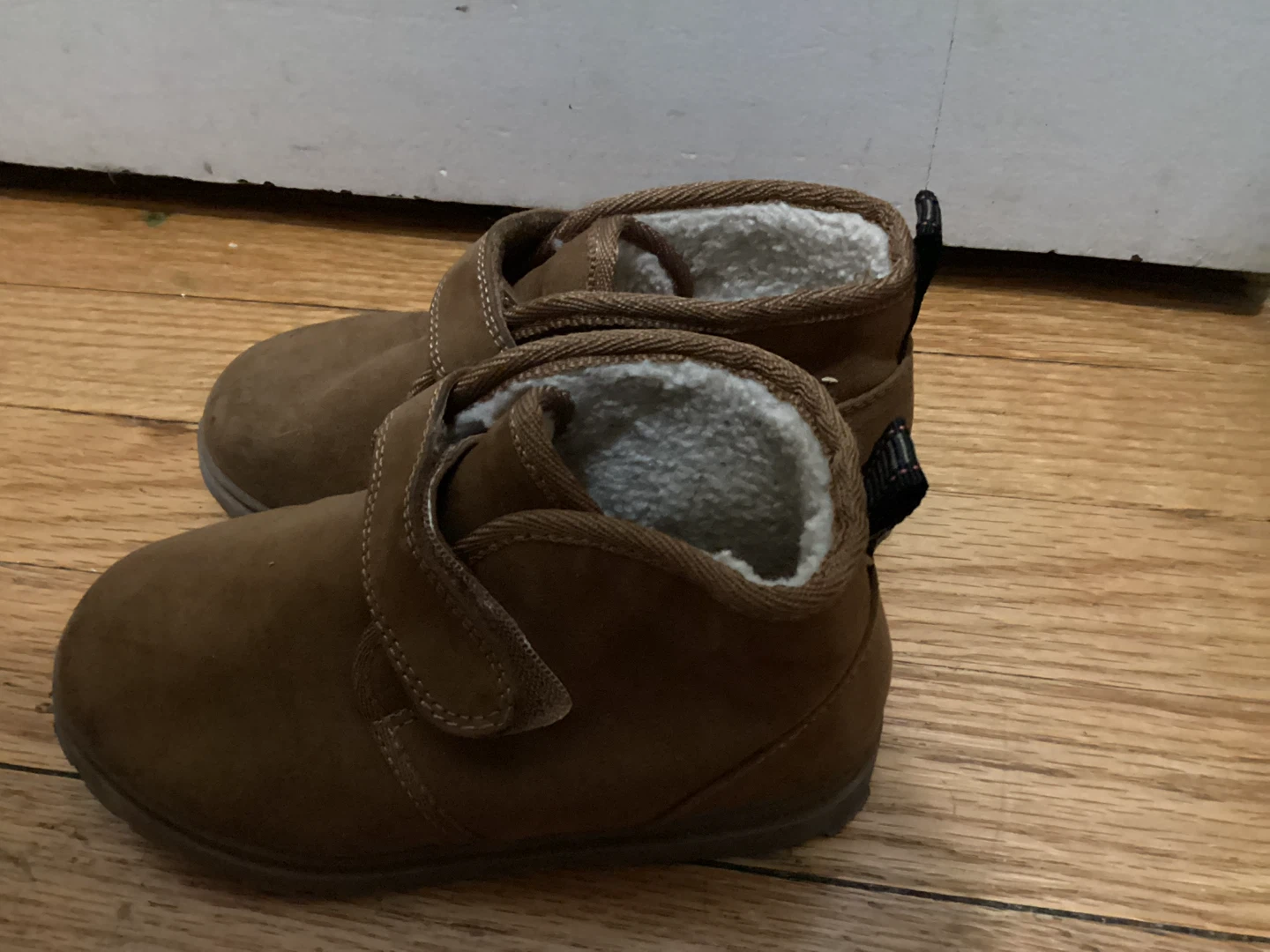 Size 10 Toddler Brown Suede Winter Boots