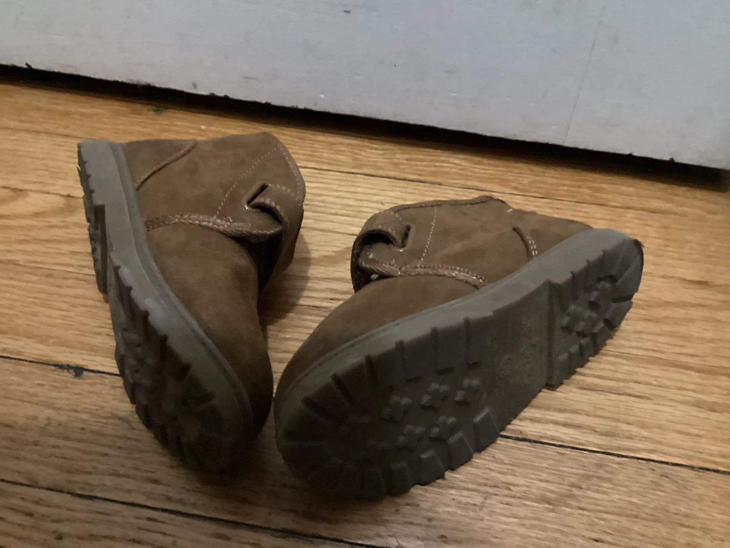 Size 10 Toddler Brown Suede Winter Boots - photo 2