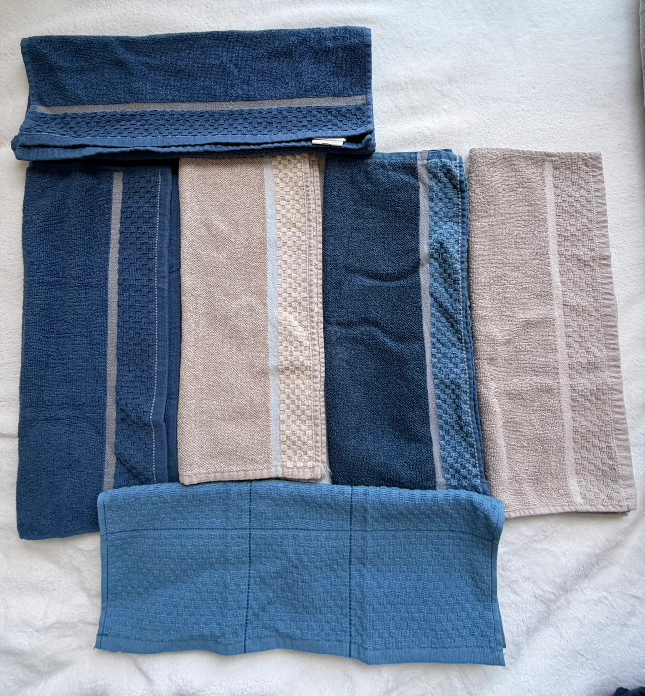 Set of 6 Cotton Hand Towels