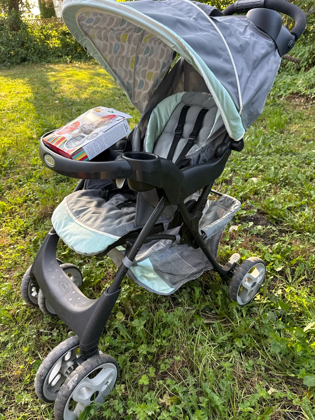 Graco Baby Stroller with Jolly Jumper Rain Cover - photo 2