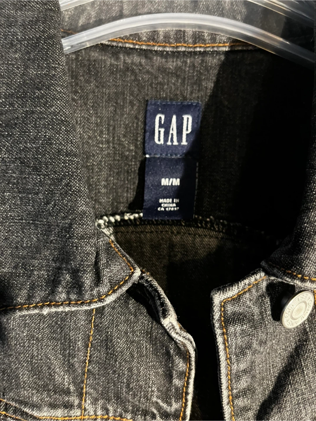 GAP Black Denim Jacket - photo 2