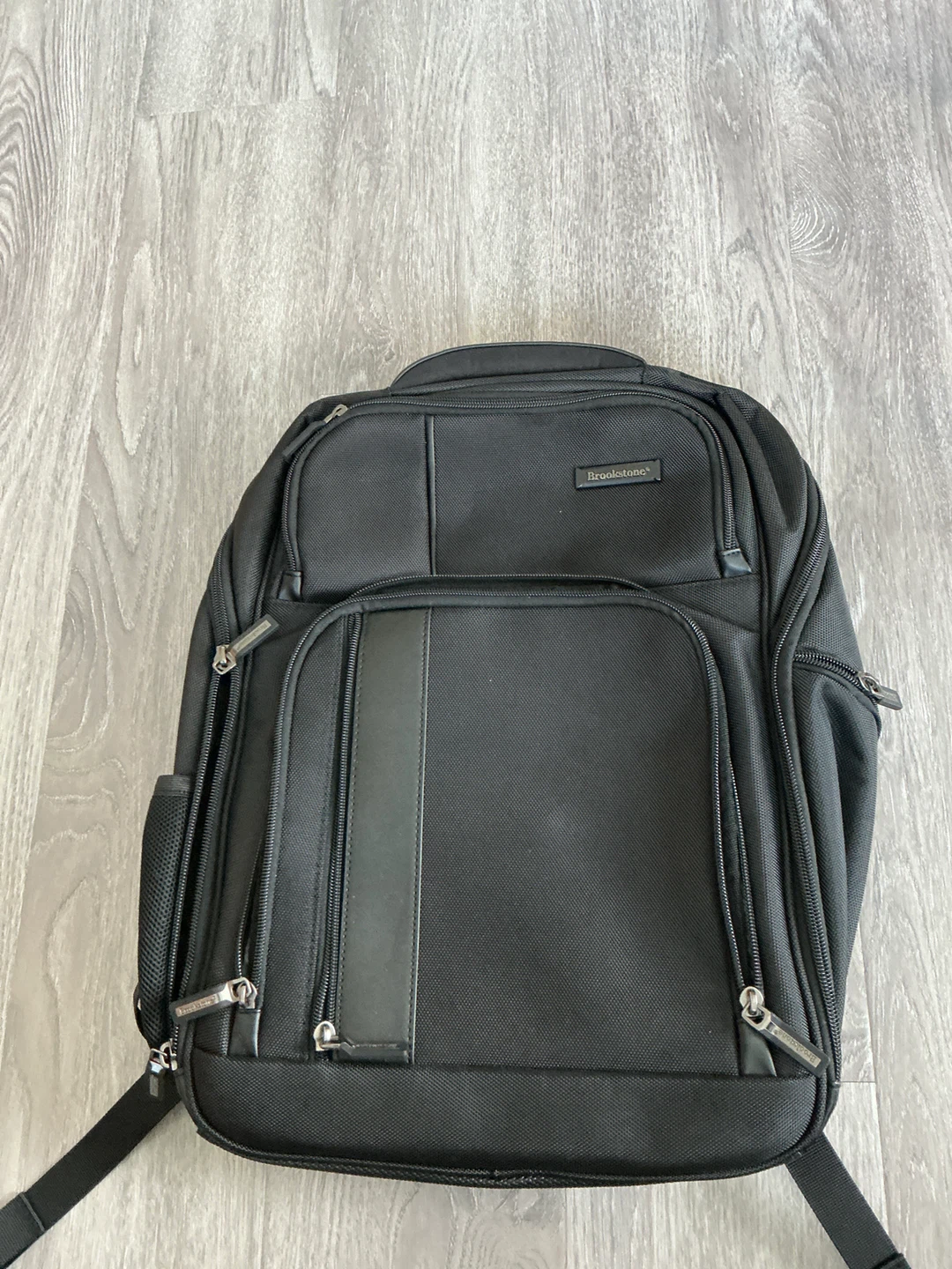 Brookstone Black Laptop Backpack
