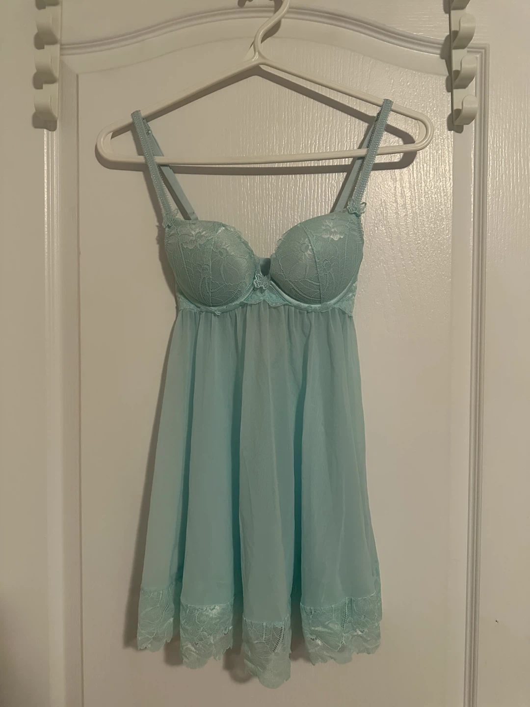 La Vie en Rose Blue Babydoll Nightie