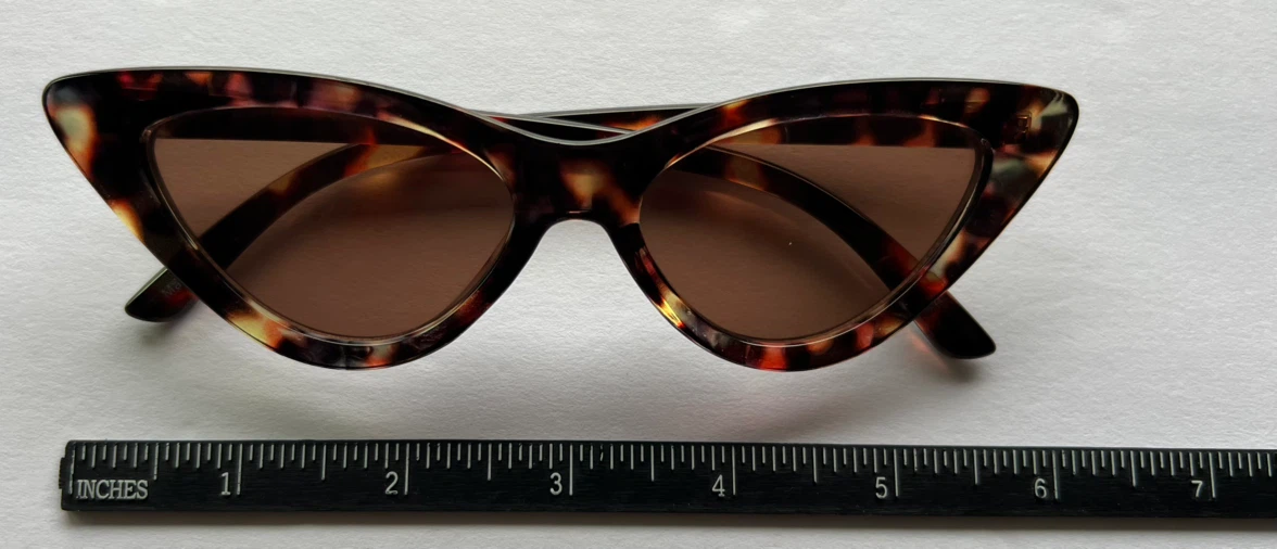 Tortoise Shell Cat-Eye Sunglasses - photo 2