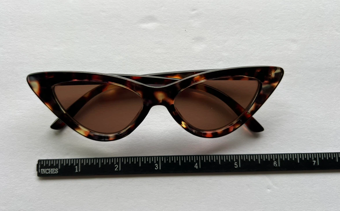 Tortoise Shell Cat-Eye Sunglasses - photo 3