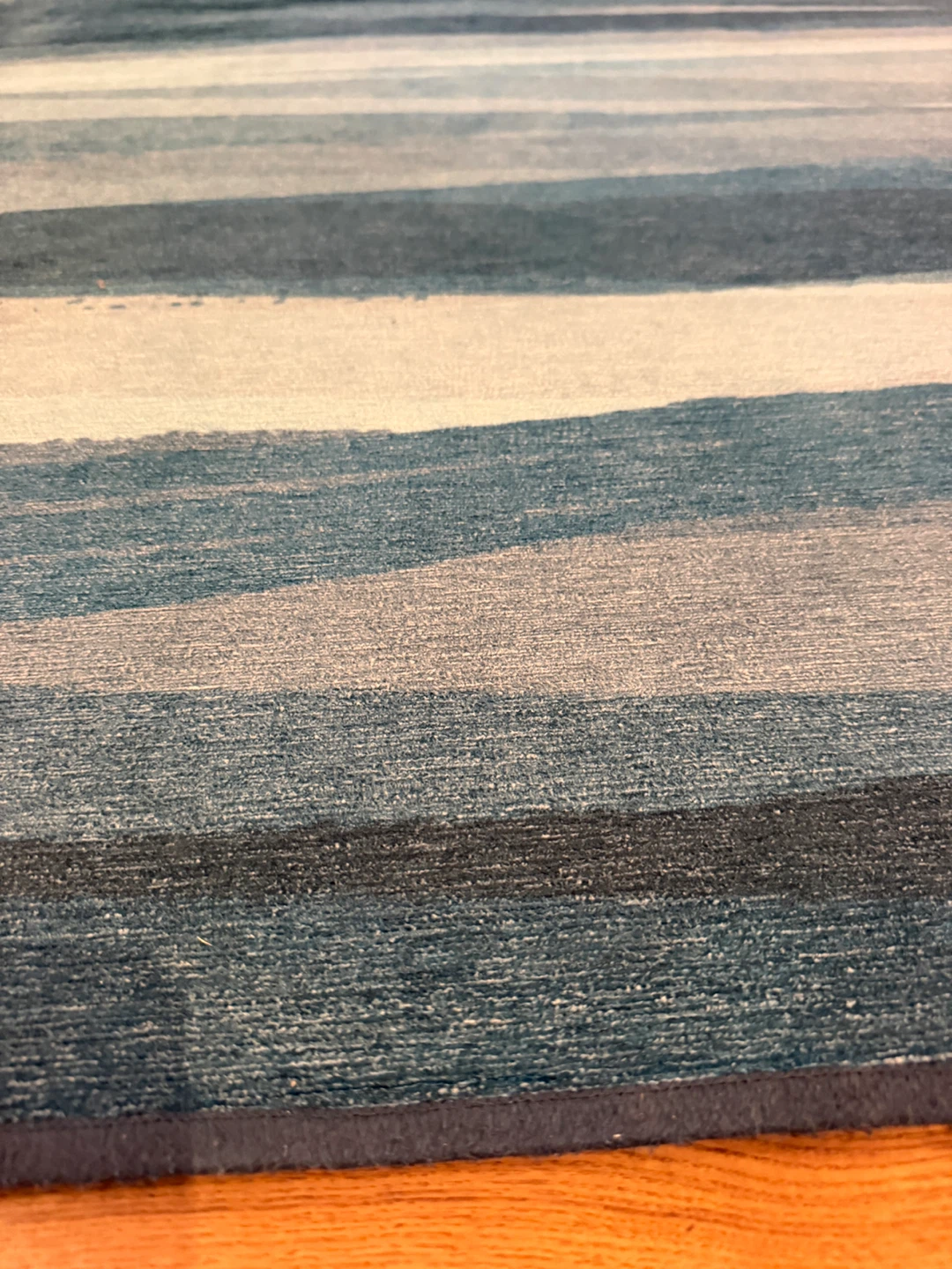 Ruggable Meridian Blue Rug + Premium Cushioned Pad (5x7) - photo 4