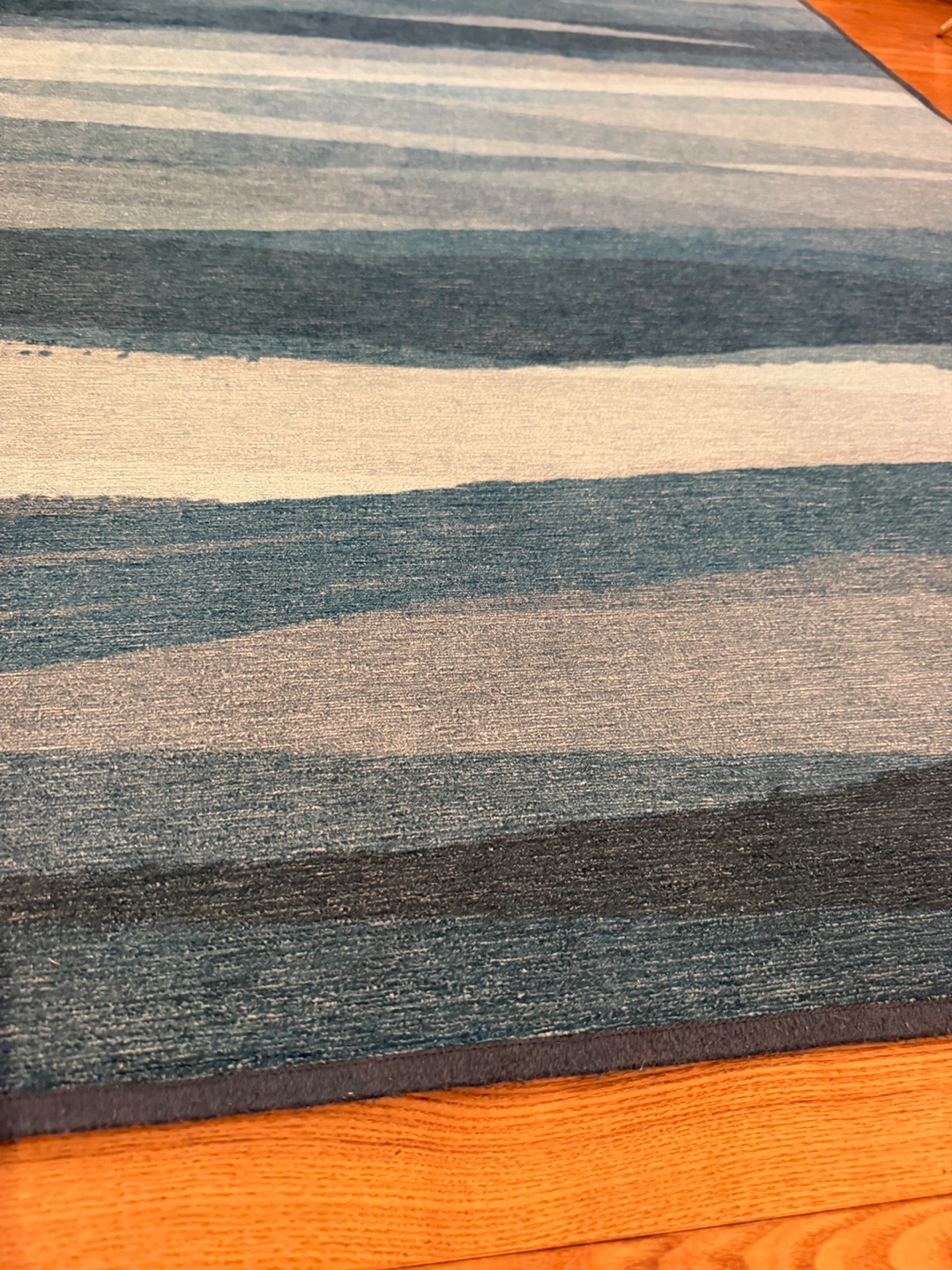 Ruggable Meridian Blue Rug + Premium Cushioned Pad (5x7) - photo 3