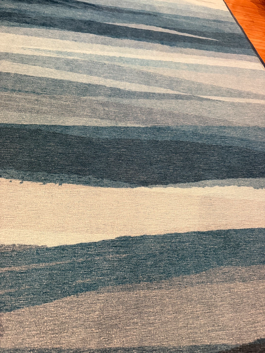 Ruggable Meridian Blue Rug + Premium Cushioned Pad (5x7) - photo 2